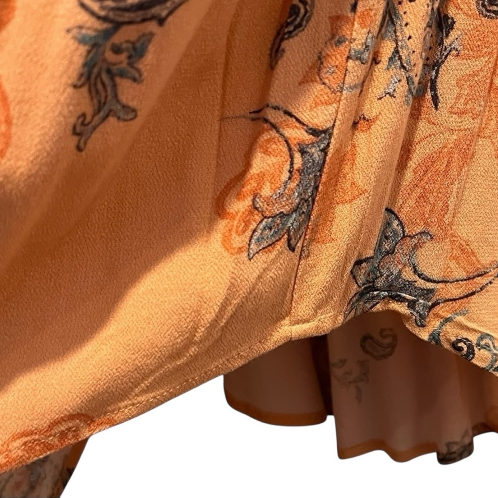 Torrid Peach Floral Dress - Picture 6 of 8
